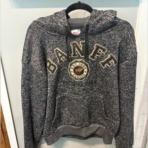 Gray Banff Canada Hoodie